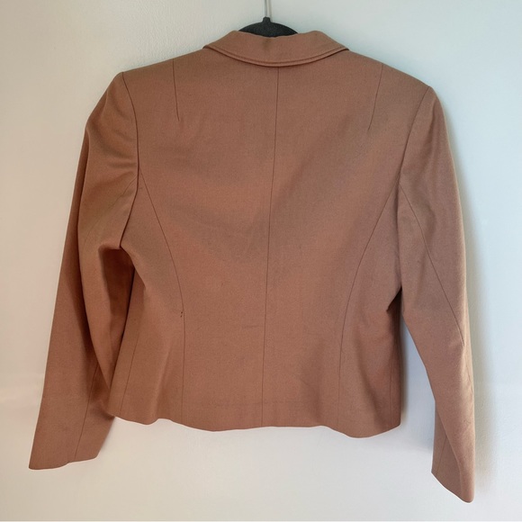 Vintage Pendleton 100% Virgin Wool Camel Blazer - 6 Petite - Picture 4 of 11